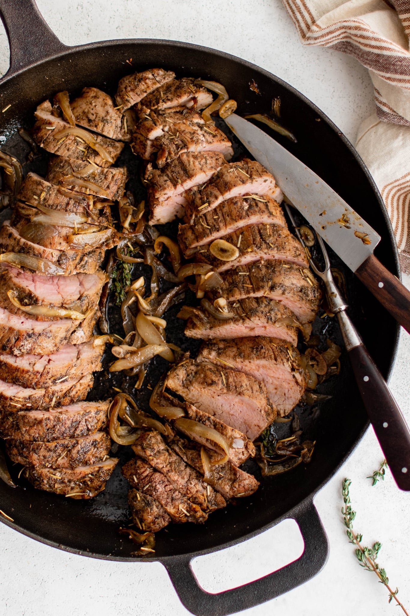 One-Pan Baked Pork Tenderloin: Moist, Flavorful Mushroom Gravy